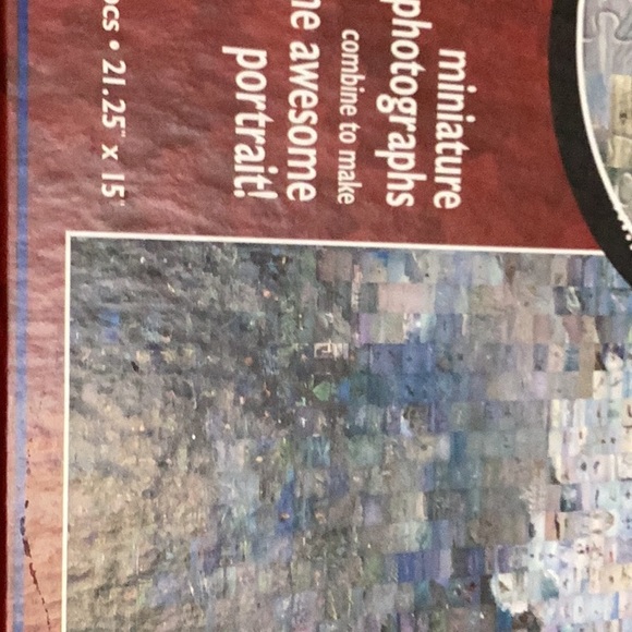 Puzzle Robert Silvers photomosaics 513 piece puzzle size 21.25”by 15” bald eagle - Picture 4 of 8